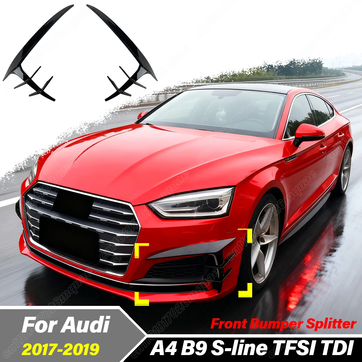 For Audi A4 B9 S-line TFSI TDI 2016 2017 2018 2019 Automobile Front Fog Lamp Splitter Headlight Eyebrows Modification Body Kit
For Audi A4 B9 S-line TFSI TDI 2016 2017 2018 2019 Automobile Front Fog Lamp Splitter Headlight Eyebrows Modification Body Kit