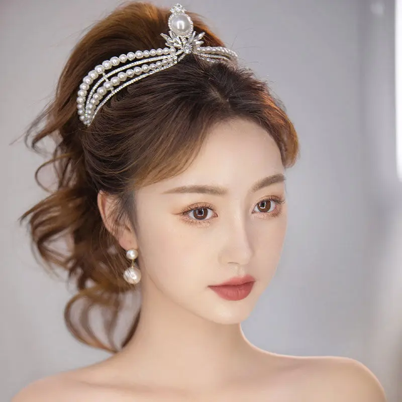Luxury Pearl Diadem Rhinestone Tiaras And Crowns For Women Pageant Prom Bridal Wedding Hair Accessories Jewelry Crown Tiara Gift
Luxury Pearl Diadem Rhinestone Tiaras And Crowns For Women Pageant Prom Bridal Wedding Hair Accessories Jewelry Crown Tiara Gift