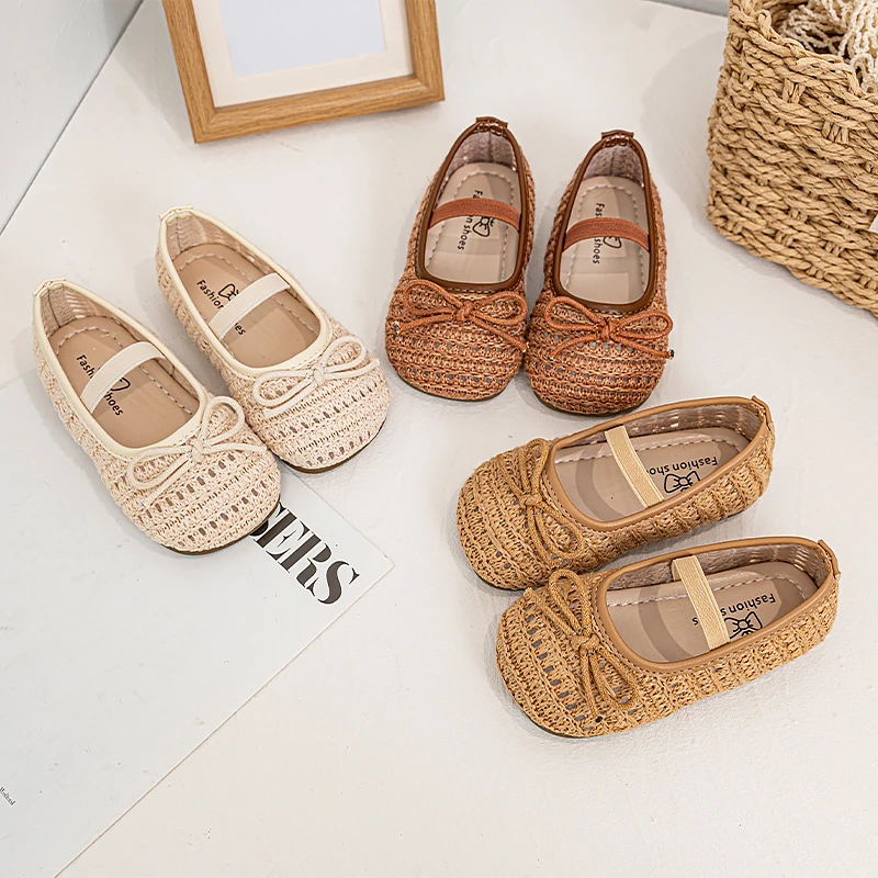 Kid's Shoes Girls' Summer Sandals 2026 Korean Style Woven Bow Hollow Casual Shoes Lightweight Anti-Slip Children's Shoes 21-34
Kid's Shoes Girls' Summer Sandals 2026 Korean Style Woven Bow Hollow Casual Shoes Lightweight Anti-Slip Children's Shoes 21-34