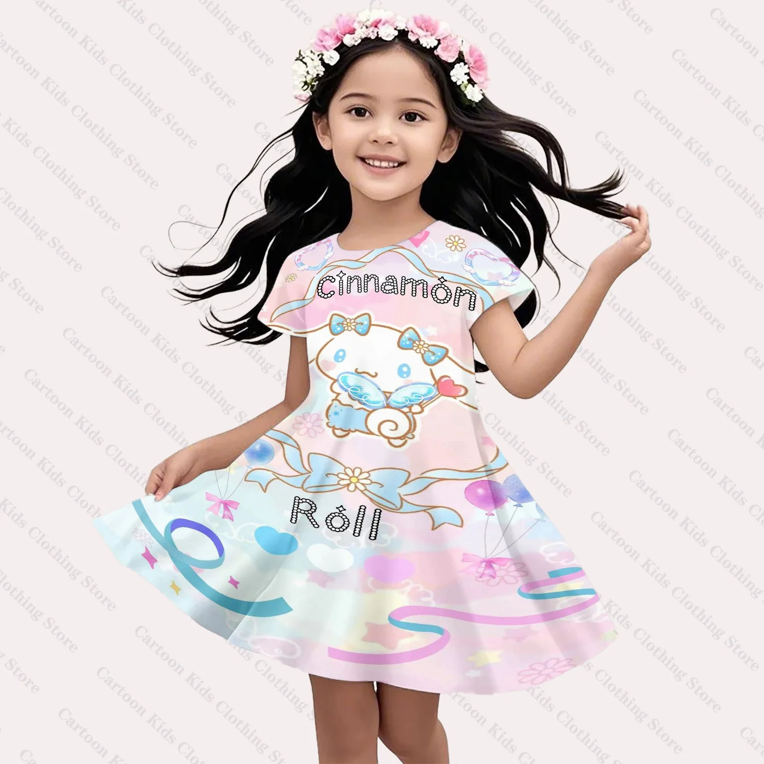 Cinnamoroll &Hello Kitty 3D Printing Dress MINISO New Summer Girls Dress Fashion Cartoon Cute Kid Short Sleeve Princess Clothing
Cinnamoroll &Hello Kitty 3D Printing Dress MINISO New Summer Girls Dress Fashion Cartoon Cute Kid Short Sleeve Princess Clothing