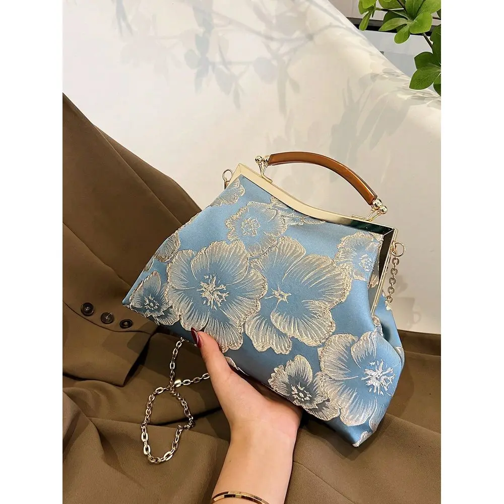 Cheongsam Style Crossbody Bag, Floral Print Shoulder Bag, Perfect For Various Occasions, Women Evening Bag
Cheongsam Style Crossbody Bag, Floral Print Shoulder Bag, Perfect For Various Occasions, Women Evening Bag