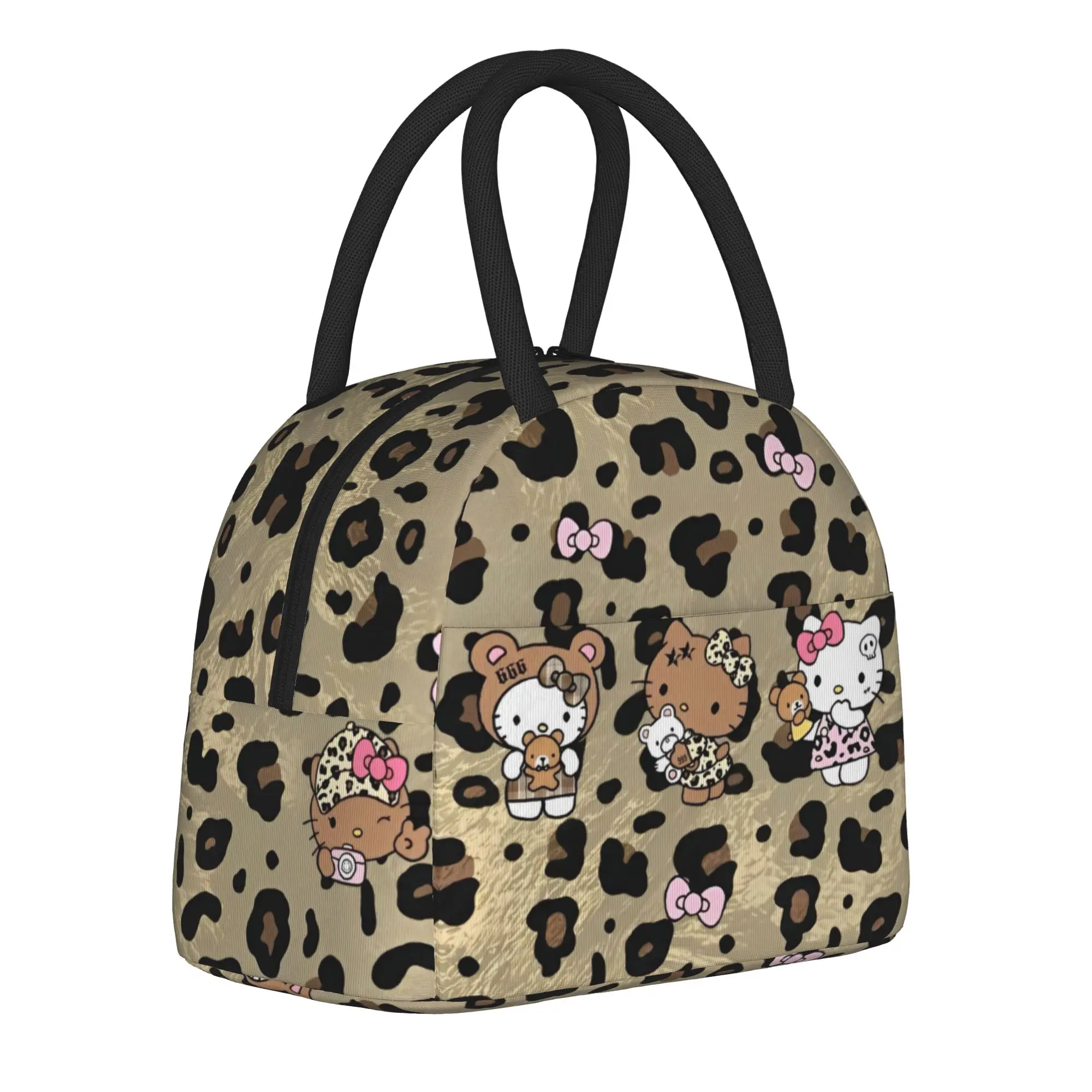 Leopard Hello Kitty Insulated Lunch Bag Thermal Bag Reusable,Meal Container Large Tote Lunch Box Food Handbags Beach Outdoor
Leopard Hello Kitty Insulated Lunch Bag Thermal Bag Reusable,Meal Container Large Tote Lunch Box Food Handbags Beach Outdoor