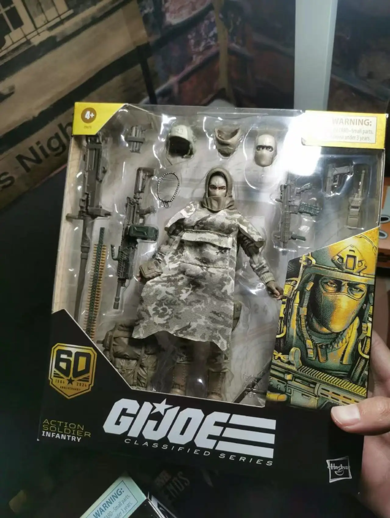 In Stock Hasbro GIJOE Special Forces 60th Anniversary Limited Polar Soldier Army Soldier 6-inch Figure Doll
In Stock Hasbro GIJOE Special Forces 60th Anniversary Limited Polar Soldier Army Soldier 6-inch Figure Doll