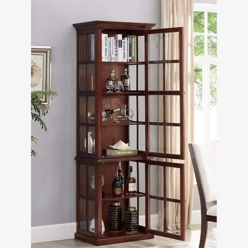 Modern Design Glass Door Wine Cabinet Factory Direct Solid Wood Glass Display for Home Living Room Apartment Hotel Furniture
Modern Design Glass Door Wine Cabinet Factory Direct Solid Wood Glass Display for Home Living Room Apartment Hotel Furniture