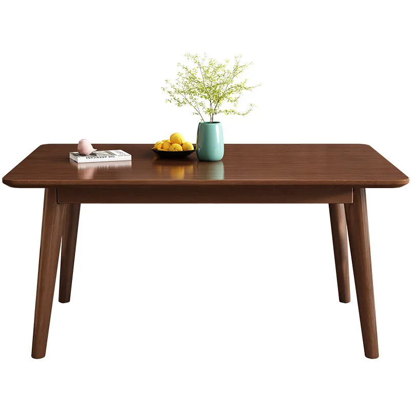 Solid wood dining table and chairs combination Nordic small apartment modern simple household rental rectangular coffee table
Solid wood dining table and chairs combination Nordic small apartment modern simple household rental rectangular coffee table
