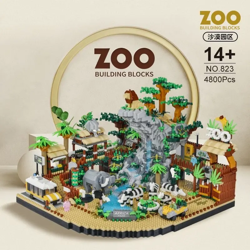 Desert Park Zoo Animal Diamond Building Blocks Elephant Lion Zebra MOC DIY Mini Bricks Collectible Toys Gifts for Boys Adults
Desert Park Zoo Animal Diamond Building Blocks Elephant Lion Zebra MOC DIY Mini Bricks Collectible Toys Gifts for Boys Adults
