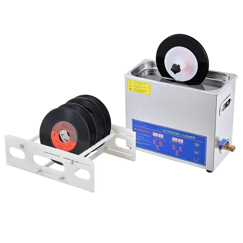 6.5 Liter 180W Ultrasonic Vinyl Record Cleaner 7-12 Inch Disc Washing Machine With Drying Rack Household Audio Cleaning Tool
6.5 Liter 180W Ultrasonic Vinyl Record Cleaner 7-12 Inch Disc Washing Machine With Drying Rack Household Audio Cleaning Tool