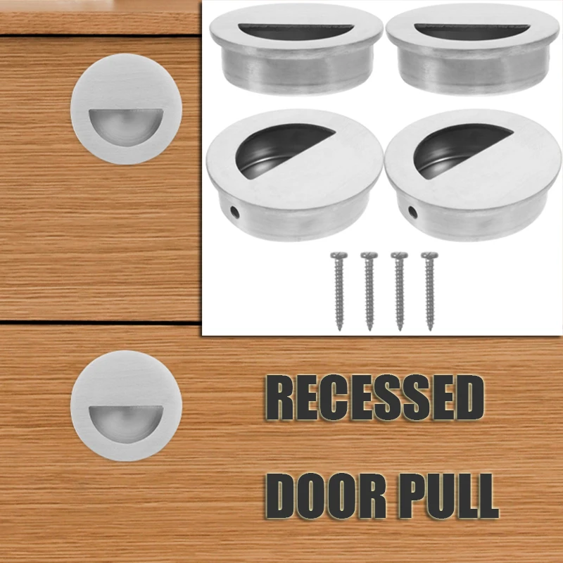 4 Pcs Door Pulls for Kitchen Cabinets Stainless Steel Handle Wardrobe Handles Silver Pocket Door Pulls Handles Indoor Hardware 
4 Pcs Door Pulls for Kitchen Cabinets Stainless Steel Handle Wardrobe Handles Silver Pocket Door Pulls Handles Indoor Hardware