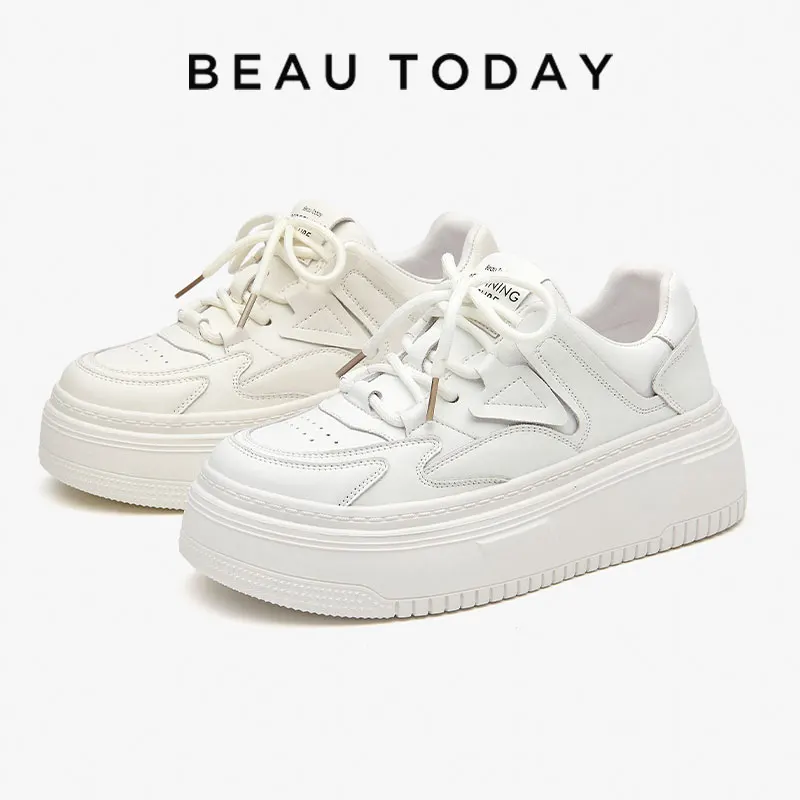 Beautoday Casual Sneakers Women Round Toe Solid Breathable Soft Bottom Lace Up Closure Thick Sole Platform Shoes Handmade 29700
Beautoday Casual Sneakers Women Round Toe Solid Breathable Soft Bottom Lace Up Closure Thick Sole Platform Shoes Handmade 29700