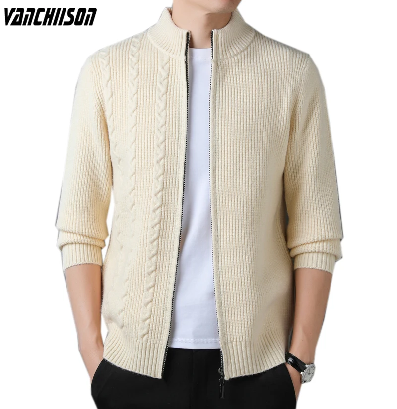 Men Thick Zipper Buttons Down Cardigan Jacket Outwear England Style Fashion Casual for Autumn Winter Male Clothing 00168
Men Thick Zipper Buttons Down Cardigan Jacket Outwear England Style Fashion Casual for Autumn Winter Male Clothing 00168