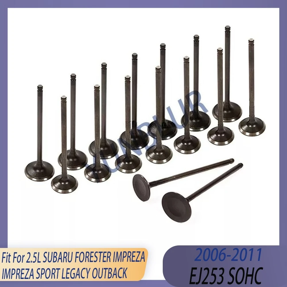 16pcs Engine Intake & Exhaust Valve Kit Fit 06-11 Gas EJ253 EJ25 2.5 L For SUBARU FORESTER IMPREZA IMPREZA SPORT LEGACY OUTBACK
16pcs Engine Intake & Exhaust Valve Kit Fit 06-11 Gas EJ253 EJ25 2.5 L For SUBARU FORESTER IMPREZA IMPREZA SPORT LEGACY OUTBACK