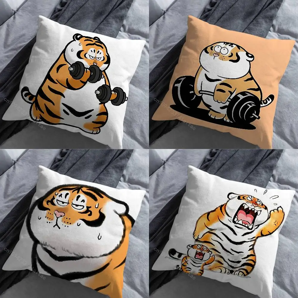 Funny Cute Tiger Emojis Pillow Case For 30x30cm,45x45cm,55x55cm, For Home Bedroom Decoration And Protector
Funny Cute Tiger Emojis Pillow Case For 30x30cm,45x45cm,55x55cm, For Home Bedroom Decoration And Protector
