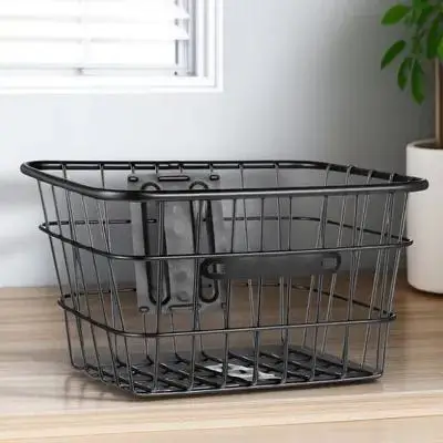 Lightweight Iron Wire Bicycle Basket Front Mount Storage Organizer Detachable Handlebar Cycling Shopping Basket
Lightweight Iron Wire Bicycle Basket Front Mount Storage Organizer Detachable Handlebar Cycling Shopping Basket