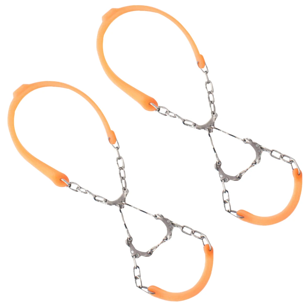 2pcs Ice Crampons Snow Spikes Boot Chains for Shoes Hiking Accessories Traction Devices Slope Icy Roads Portable Winter Sports
2pcs Ice Crampons Snow Spikes Boot Chains for Shoes Hiking Accessories Traction Devices Slope Icy Roads Portable Winter Sports