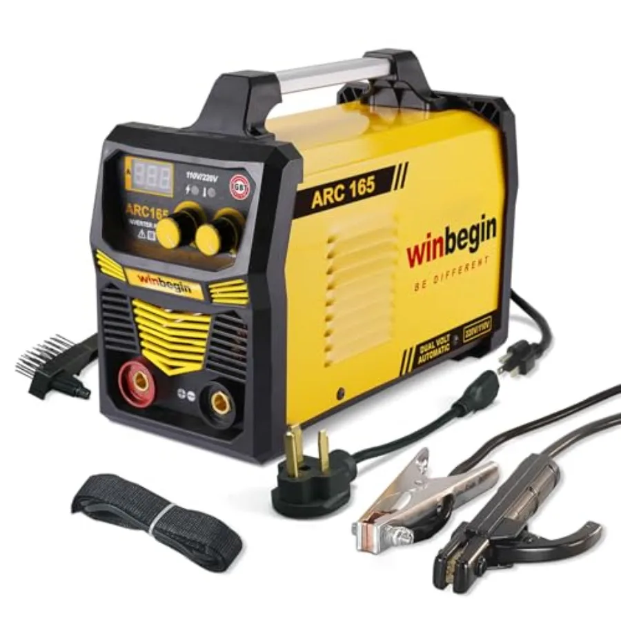 110V/220V arc welding hine, digital display, 165A max rod 5/32" heavy duty stick welder, easy welding, design for beginners wit
110V/220V arc welding hine, digital display, 165A max rod 5/32" heavy duty stick welder, easy welding, design for beginners wit
