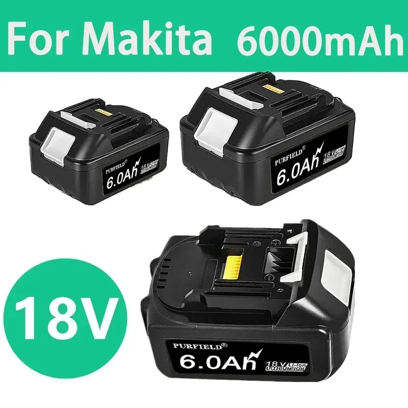 18 В 6,0 Ач для аккумулятора Makita, сменные аксессуары для электроинструментов BL1860 BL1850, литий-ионные аккумуляторные батареи, зарядное устройство
18 В 6,0 Ач для аккумулятора Makita, сменные аксессуары для электроинструментов BL1860 BL1850, литий-ионные аккумуляторные батареи, зарядное устройство