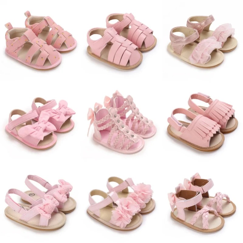 -18 months newborn baby girl shoes summer fashion cute pink casual sandals soft rubber soles non slip baby walking shoes
-18 months newborn baby girl shoes summer fashion cute pink casual sandals soft rubber soles non slip baby walking shoes