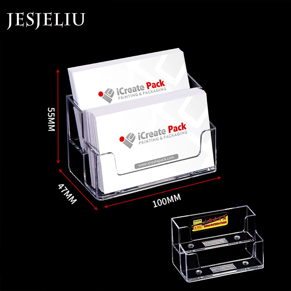 1Pc Double-Cell Transparent Display Stand Desktop Business Card Box Special Office Business Card Holder Desk Shelf Box Storage
1Pc Double-Cell Transparent Display Stand Desktop Business Card Box Special Office Business Card Holder Desk Shelf Box Storage