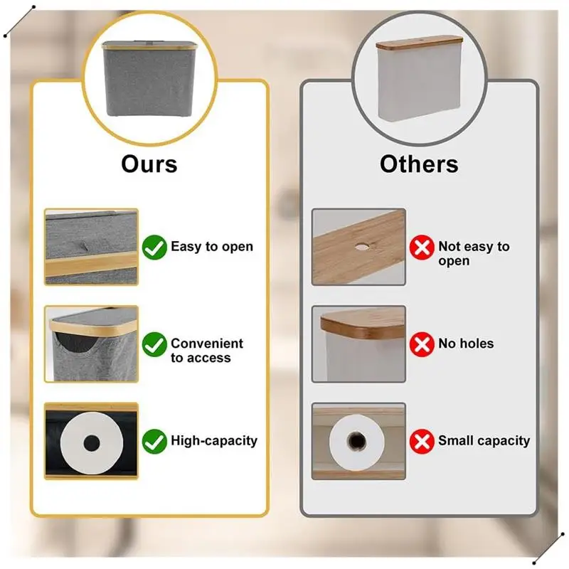 Toilet Paper Bin, Toilet Paper Bin For Bathroom Toilet Paper Storage Bin With Lid, Toilet Paper Organizer Basket
Toilet Paper Bin, Toilet Paper Bin For Bathroom Toilet Paper Storage Bin With Lid, Toilet Paper Organizer Basket