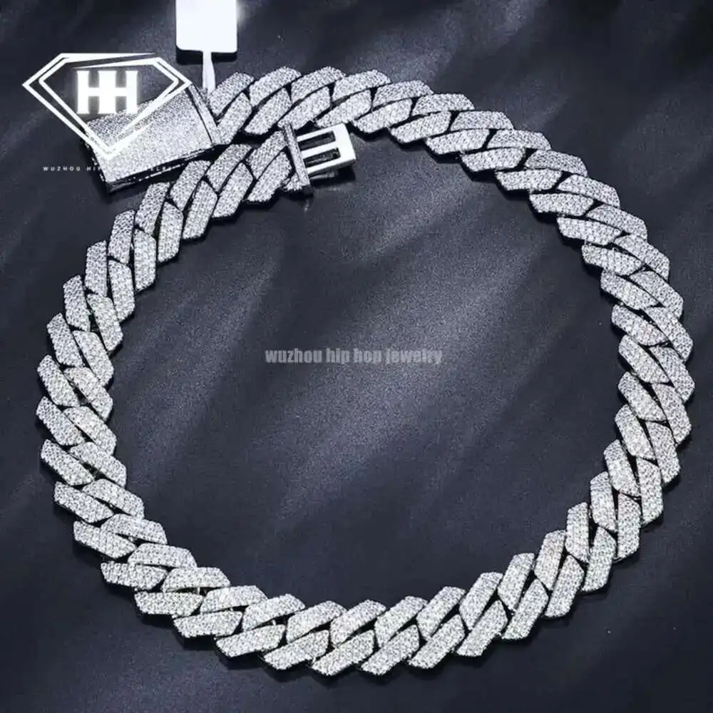 Hip Hop Fine Jewelry Moissanite Cuban Bracelet 925 Sterling Silver Iced Out Moissanite Cuban Chain
Hip Hop Fine Jewelry Moissanite Cuban Bracelet 925 Sterling Silver Iced Out Moissanite Cuban Chain