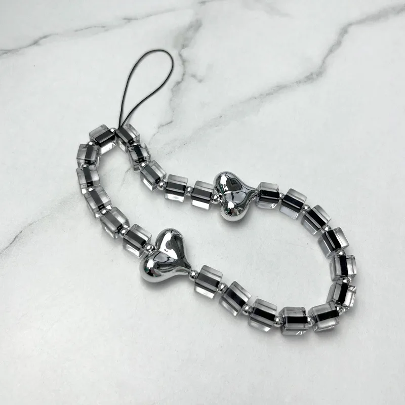 2026 New Phone Lanyard Short Handheld Crystal Square Beads Chain Pendant Premium Love Heart Creative Jewelry For Women
2026 New Phone Lanyard Short Handheld Crystal Square Beads Chain Pendant Premium Love Heart Creative Jewelry For Women