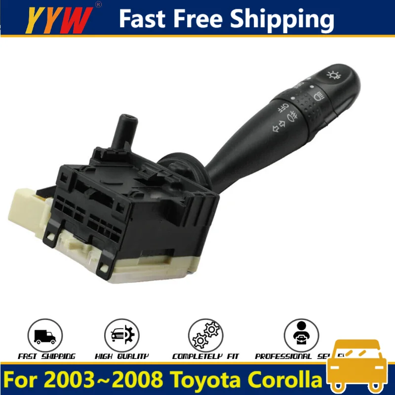For Toyota Corolla 2003~2008 Headlight Fog Light Turn Signal Switch 84140-0220 Vehicle Head Light Switch 2004 2005 2006 2007 
For Toyota Corolla 2003~2008 Headlight Fog Light Turn Signal Switch 84140-0220 Vehicle Head Light Switch 2004 2005 2006 2007