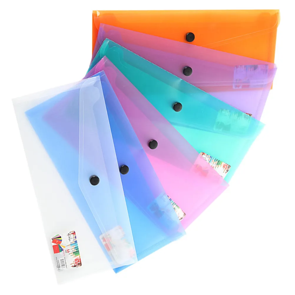6Pcs Plastic Envelope Folder Clear Document Holder Snap Closure Lightweight Compact File Folder for Students Teachers
6Pcs Plastic Envelope Folder Clear Document Holder Snap Closure Lightweight Compact File Folder for Students Teachers