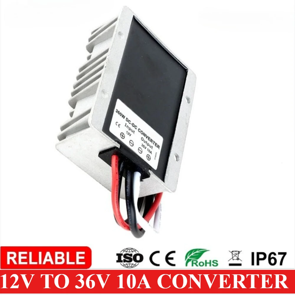 12V TO 36V 10A DC DC Step Up Down Converter 12V Step Up to 36V 10A Converter Regulator Power Supply Boost Module Waterproof ROHS
12V TO 36V 10A DC DC Step Up Down Converter 12V Step Up to 36V 10A Converter Regulator Power Supply Boost Module Waterproof ROHS