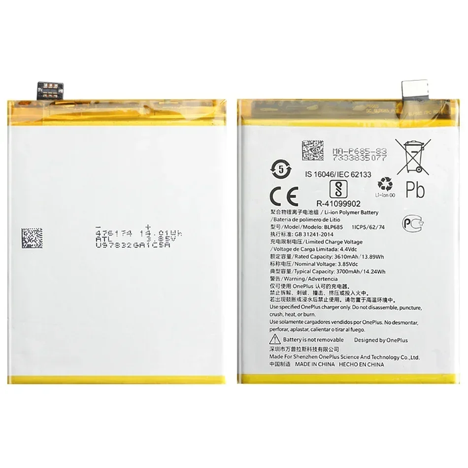 Сменный аккумулятор для OnePlus 3T One Plus 1+ 3T OnePlus3T/7T/3/7T Pro/5/5T/7 Pro/3T/6T/7 Battery Batterij + трек-код
Сменный аккумулятор для OnePlus 3T One Plus 1+ 3T OnePlus3T/7T/3/7T Pro/5/5T/7 Pro/3T/6T/7 Battery Batterij + трек-код