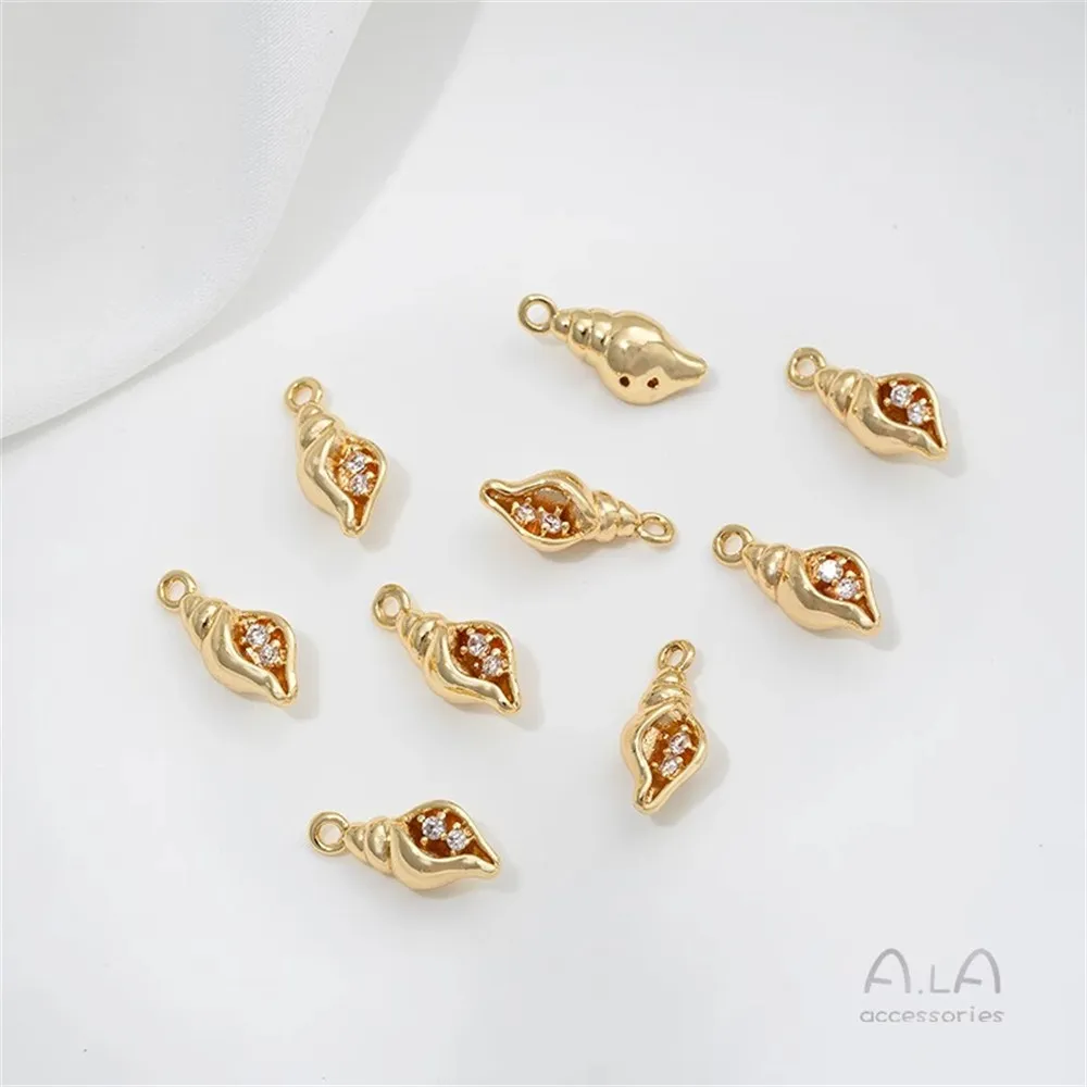 14K Bag Gold Marine Life Conch Jellyfish Pendant Diy Handmade Bracelet Ear Jewelry Pendant Accessories
14K Bag Gold Marine Life Conch Jellyfish Pendant Diy Handmade Bracelet Ear Jewelry Pendant Accessories