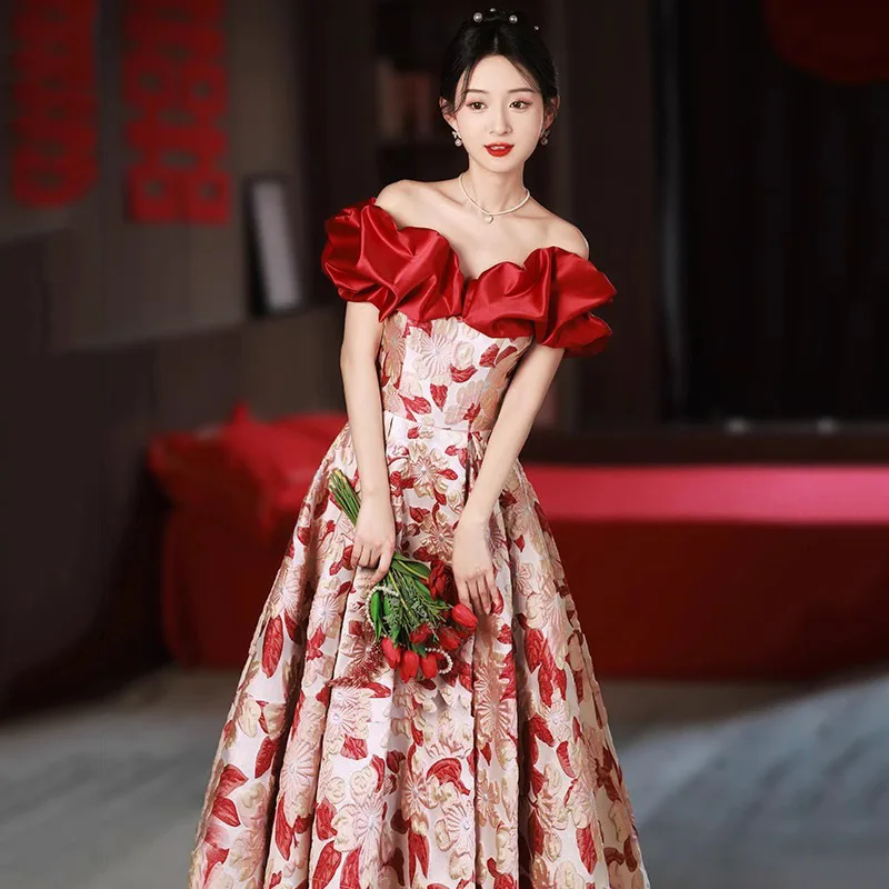 Элегантное вечернее платье на одно плечо для помолвки и свадьбы, модное приталенное платье с завышенной талией для свадеб и вечеринок
Элегантное вечернее платье на одно плечо для помолвки и свадьбы, модное приталенное платье с завышенной талией для свадеб и вечеринок