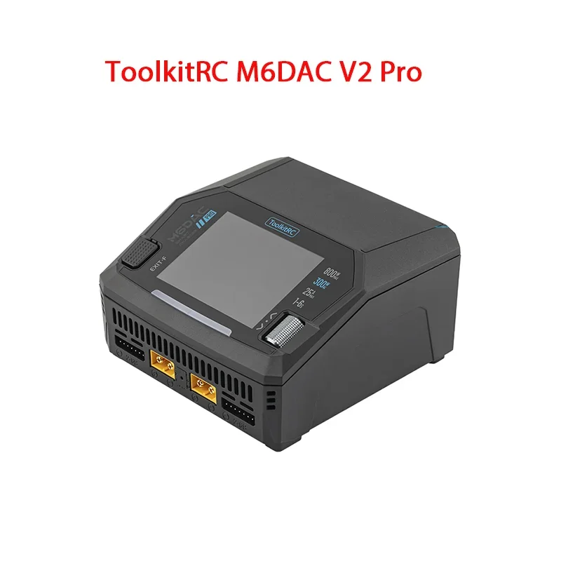 ToolkitRC M6DAC V2 Pro Smart LiPo Battery Charger Dual Channel 200W/300W AC 800WX2 28A 1-6S LiHV PD 65W Discharger
ToolkitRC M6DAC V2 Pro Smart LiPo Battery Charger Dual Channel 200W/300W AC 800WX2 28A 1-6S LiHV PD 65W Discharger