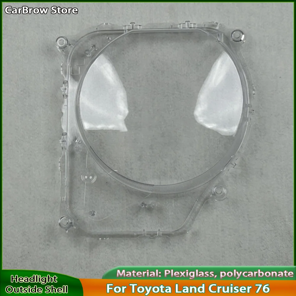 For Toyota Land Cruiser 76 2024 2025 Front Headlight Cover Headlamp Lamp Shell Transparent Lampshade Lens Plexiglass
For Toyota Land Cruiser 76 2024 2025 Front Headlight Cover Headlamp Lamp Shell Transparent Lampshade Lens Plexiglass