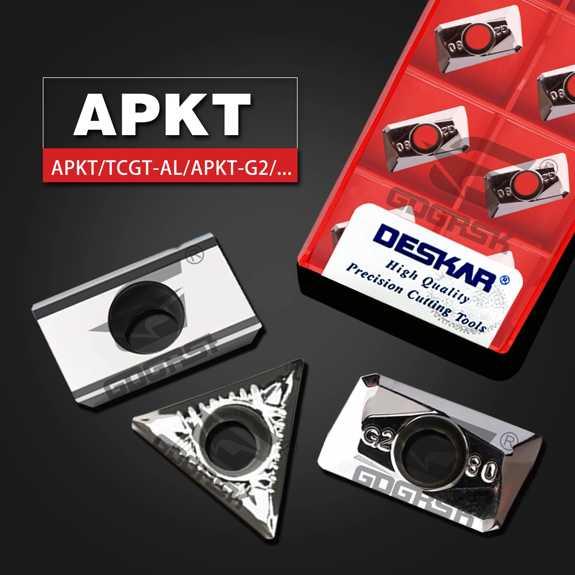 DESKAR Aluminum Insert APKT1003PDFR-AL APKT1604PDFR-G2 K10 Milling Blades TCGT16T304/SCGT09T304-AL K10 Inner Hole Aluminum Blade
DESKAR Aluminum Insert APKT1003PDFR-AL APKT1604PDFR-G2 K10 Milling Blades TCGT16T304/SCGT09T304-AL K10 Inner Hole Aluminum Blade