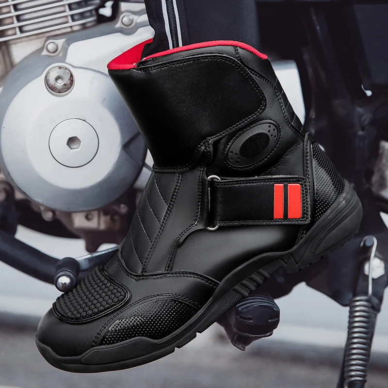 New Men Waterproof Motorcycle Motocross Riding Boots Breathable Anti Slip Durable Motorbike Outdoor Racing Protective Shoes
New Men Waterproof Motorcycle Motocross Riding Boots Breathable Anti Slip Durable Motorbike Outdoor Racing Protective Shoes