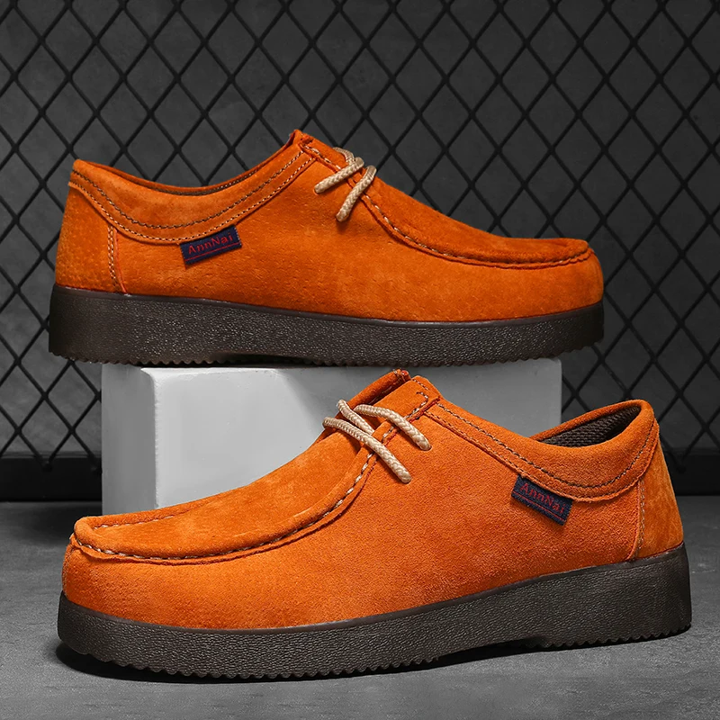 Unisex Fashion Suede Loafers Man High Quality Leather Casual Shoes For Woman Comfortable Low Cut Platform Men's Walking Shoes
Unisex Fashion Suede Loafers Man High Quality Leather Casual Shoes For Woman Comfortable Low Cut Platform Men's Walking Shoes