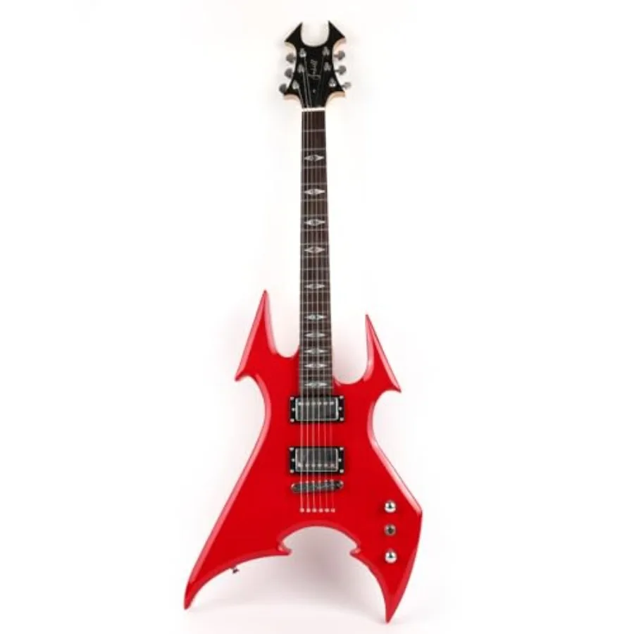 Electric guitar for professional performance, mahogany body with Canadian maple neck and real rosewood fretboard, classic black
Electric guitar for professional performance, mahogany body with Canadian maple neck and real rosewood fretboard, classic black