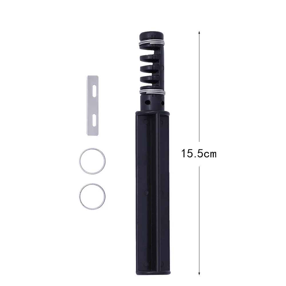 American-style Rotating Leather Rope Cutter, Alloy Steel Leather Craft Tool for DIY Belts & Straps, 15.5cm Length
American-style Rotating Leather Rope Cutter, Alloy Steel Leather Craft Tool for DIY Belts & Straps, 15.5cm Length