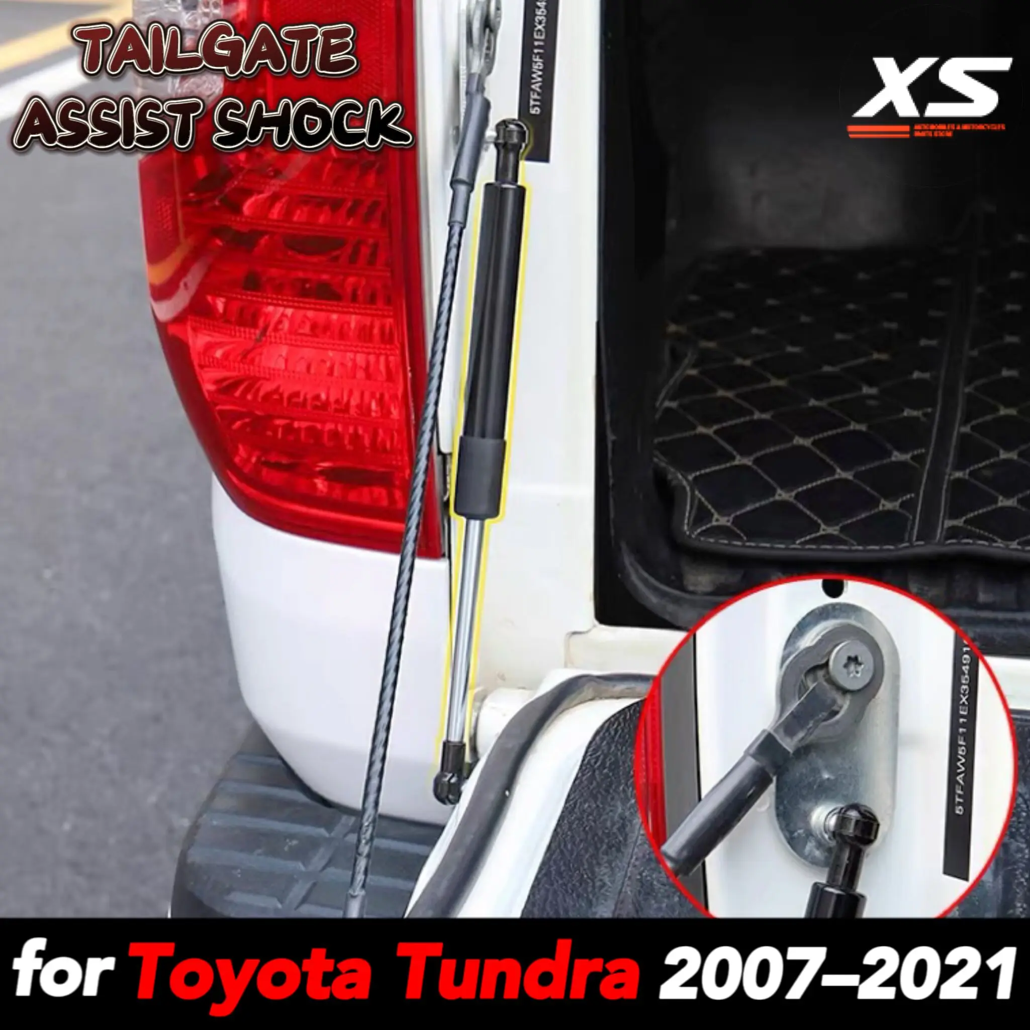 2PCS Tailgate Struts For Toyota Tundra 2007-2021 Pickup Truck Shock Assist Kit Slow Down Easy Up Lift Support Damper Gas Spring
2PCS Tailgate Struts For Toyota Tundra 2007-2021 Pickup Truck Shock Assist Kit Slow Down Easy Up Lift Support Damper Gas Spring