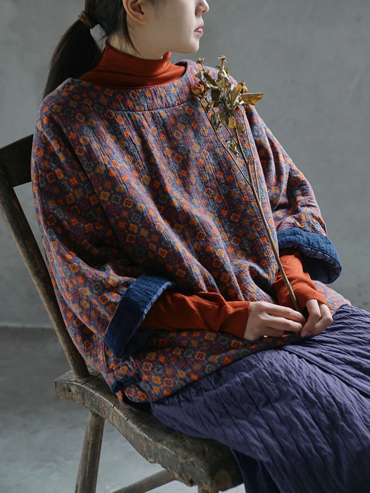 Женская куртка с капюшоном из утепленного хлопка, с цветочным принтом, в стиле ретро, с круглым вырезом и пуговицами, для весны и осени...
Женская куртка с капюшоном из утепленного хлопка, с цветочным принтом, в стиле ретро, с круглым вырезом и пуговицами, для весны и осени...