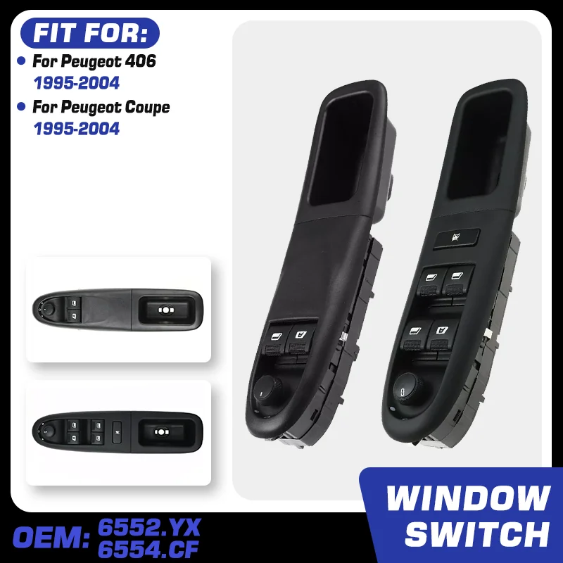 Кнопка главного переключателя стеклоподъемника для Peugeot 406 Peugeot Coupe 1995 1996 1997 1998 1999 2000 2001 2002 2003 2004 6552YX 6554CF
Кнопка главного переключателя стеклоподъемника для Peugeot 406 Peugeot Coupe 1995 1996 1997 1998 1999 2000 2001 2002 2003 2004 6552YX 6554CF
