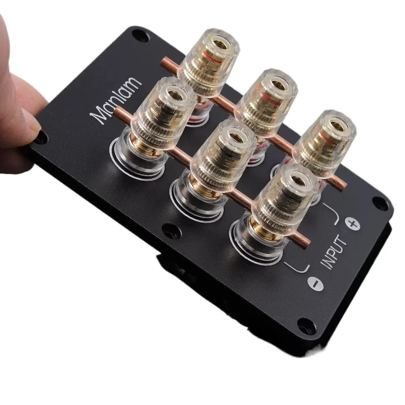 6-position black square all-brass terminal speaker junction box speaker speaker wiring board diy accessories collection
6-position black square all-brass terminal speaker junction box speaker speaker wiring board diy accessories collection