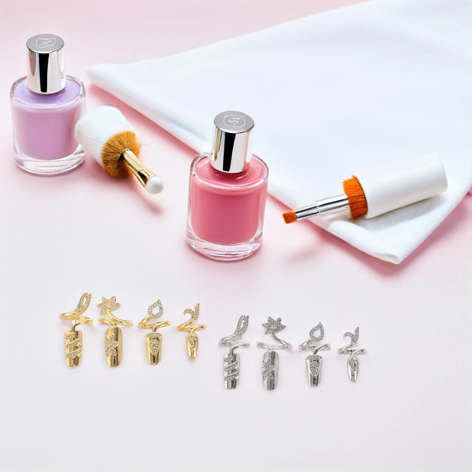 8pcs Adjustable Alloy Fingernail Rings Manicure Art Jewelry Finger Tip Decorative Rings Lightweight Wearable Nail Charms For
8pcs Adjustable Alloy Fingernail Rings Manicure Art Jewelry Finger Tip Decorative Rings Lightweight Wearable Nail Charms For