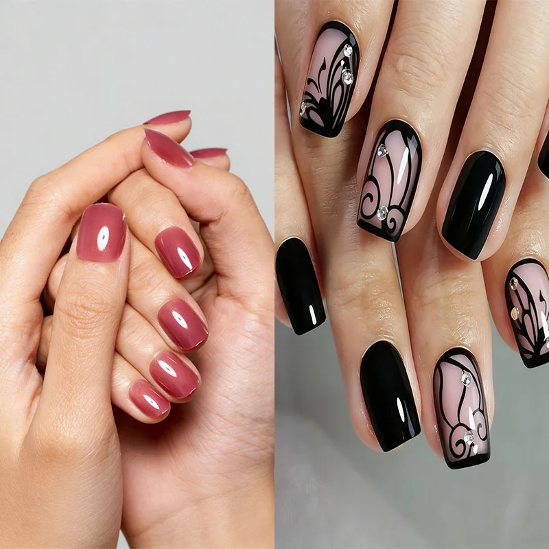 24Ps Lot Artificial Acrylic Short Fake Nails Solid Color Simple Korean Full Press on Nail Tips Removable Wearing False Nails Art
24Ps Lot Artificial Acrylic Short Fake Nails Solid Color Simple Korean Full Press on Nail Tips Removable Wearing False Nails Art