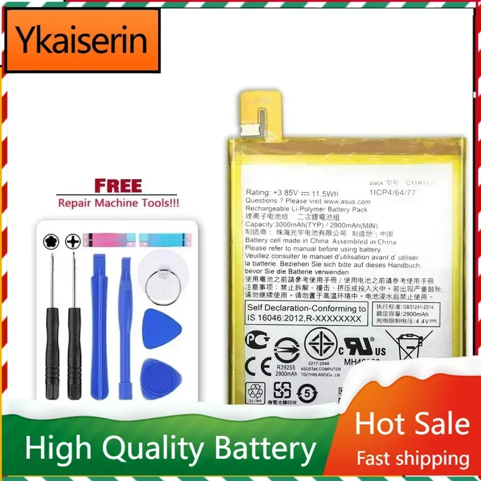C11P1511 3000mAh Battery for ASUS Zenfone 3 Ze552kl Z012da Z012de Replacement Batteries Bateria + Tools Warranty
C11P1511 3000mAh Battery for ASUS Zenfone 3 Ze552kl Z012da Z012de Replacement Batteries Bateria + Tools Warranty