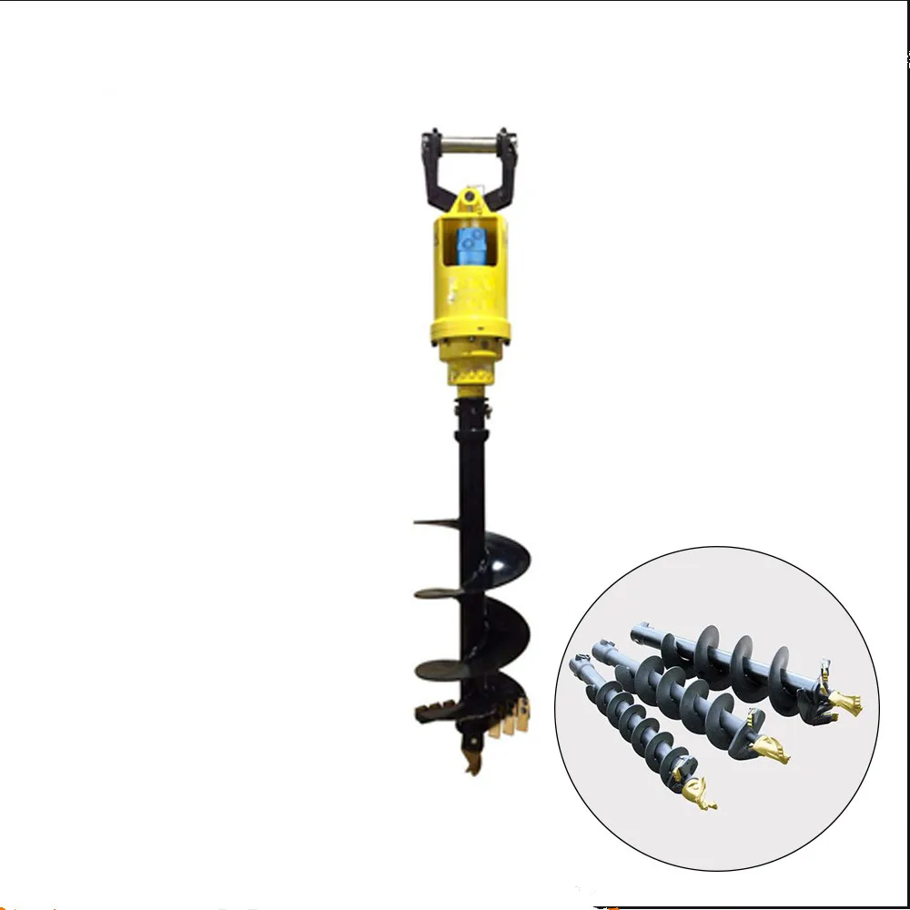 20T Excavator Auger Soil Drill for Piling and Soil Auger, Auger Drill Bit, Hydraulic Auger Drill
20T Excavator Auger Soil Drill for Piling and Soil Auger, Auger Drill Bit, Hydraulic Auger Drill