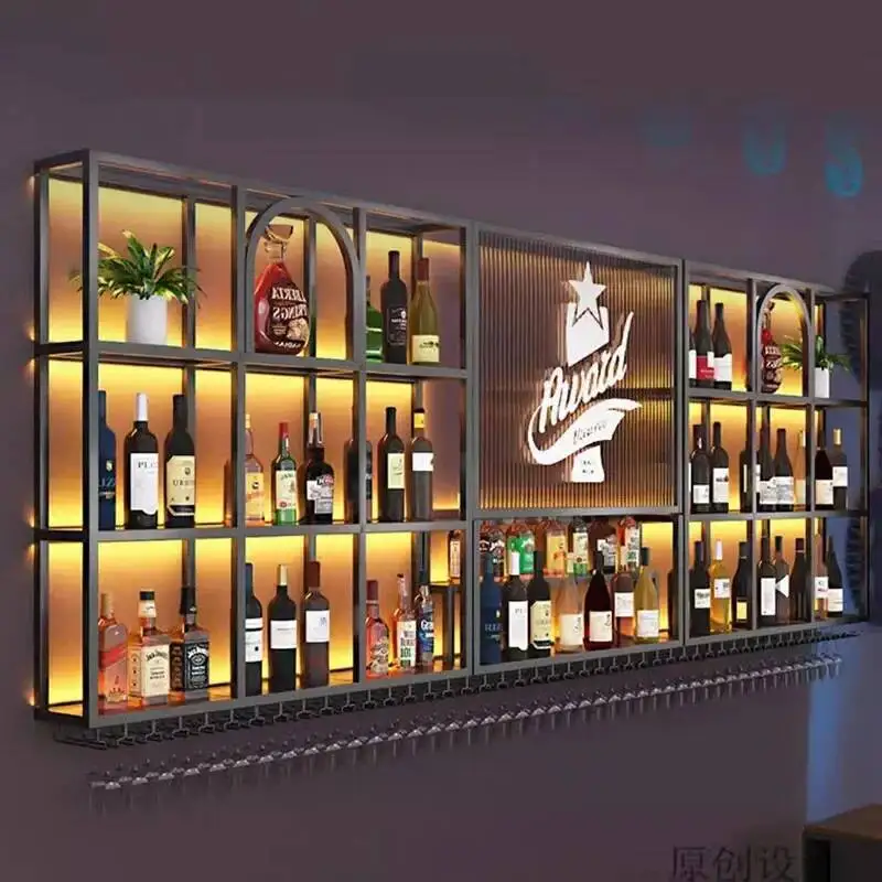 Bottle Hanging Kitchen Wine Cabinets Display Salon Restaurant Buffet Wine Rack Drink Commercial Adega Barzinho Home Furniture
Bottle Hanging Kitchen Wine Cabinets Display Salon Restaurant Buffet Wine Rack Drink Commercial Adega Barzinho Home Furniture