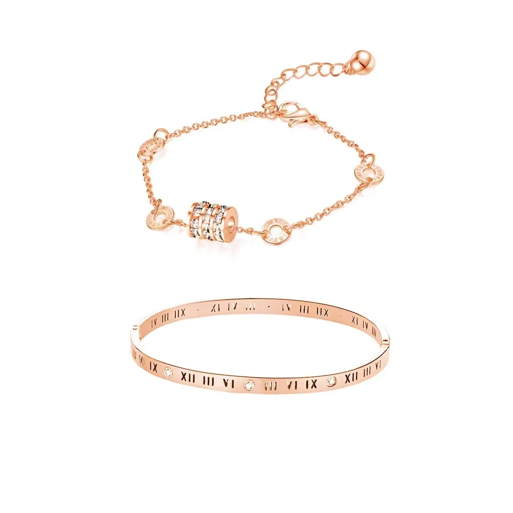 304 stainless steel fashion explosive folded bracelet suitable for women Rome small waist bracelet do not fade bracelet
304 stainless steel fashion explosive folded bracelet suitable for women Rome small waist bracelet do not fade bracelet