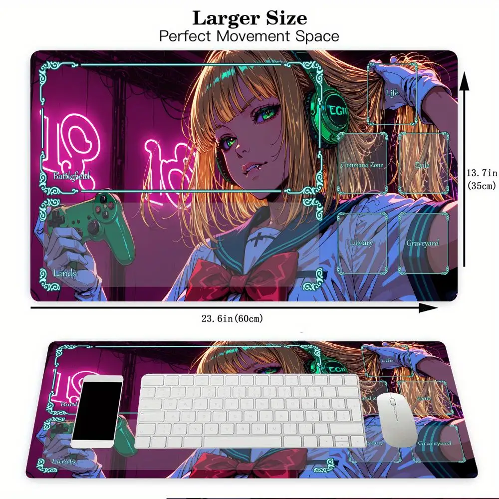 Кибер-спортивная девушка Magic Card Gaming Mat с зонами mtg игровой коврик настольный коврик Commander Playmat подходит для игрового сбора волшебный коврик
Кибер-спортивная девушка Magic Card Gaming Mat с зонами mtg игровой коврик настольный коврик Commander Playmat подходит для игрового сбора волшебный коврик