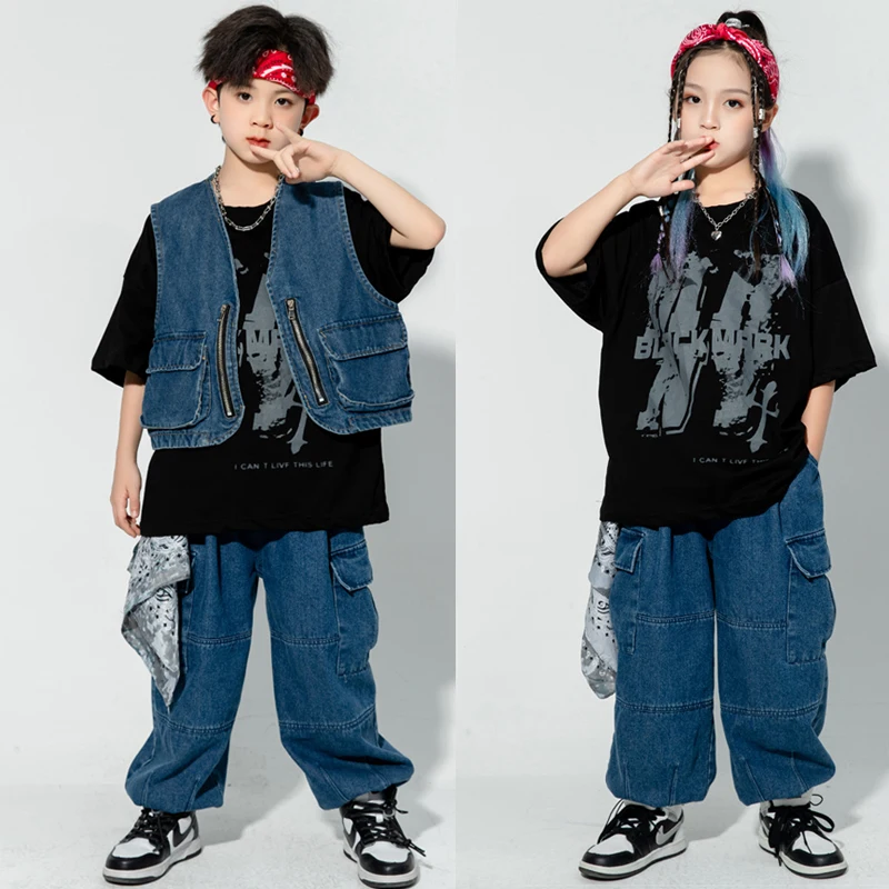 2023 New Jazz Dance Costumes For Kids Cowboy Kpop Loose Suit Ballroom Hip Hop Dance Performance Clothes Stage Outfits DQS12745
2023 New Jazz Dance Costumes For Kids Cowboy Kpop Loose Suit Ballroom Hip Hop Dance Performance Clothes Stage Outfits DQS12745